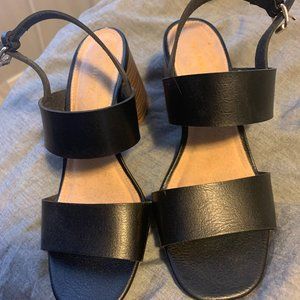 2 inch block heels, size 7, from old navy